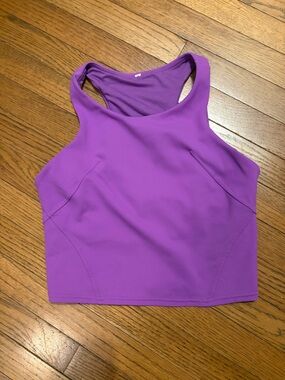 lululemon athletica Purple Racerback Crop Top